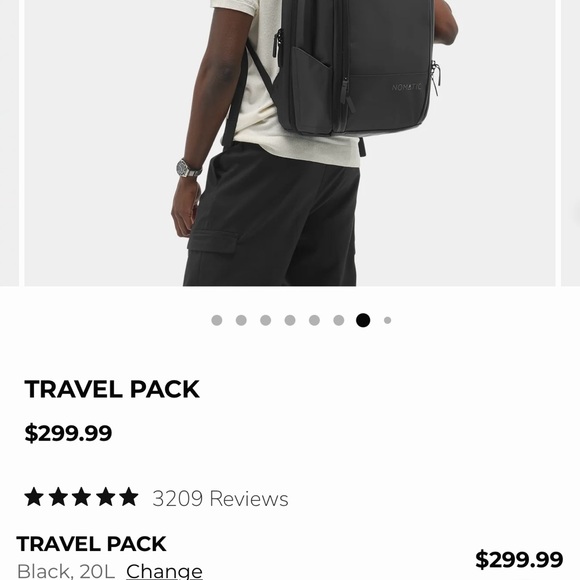 Black Backpack - Picture 7 of 7